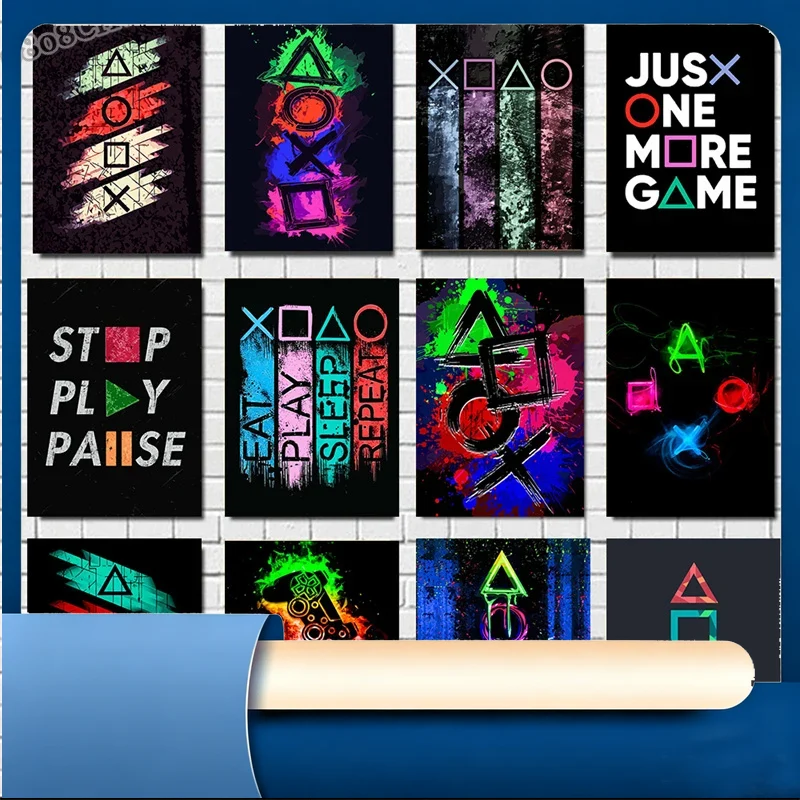 Esports Gaming Poster - Minimalist Game Posters and Prints Gaming