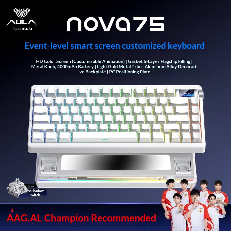 Esports Gaming Uk - NOVA75 Wireless 3 Mode Mechanical Keyboard