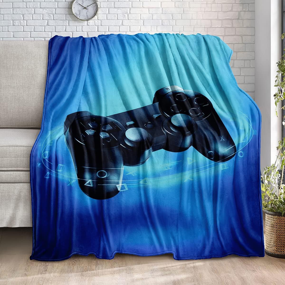 Gaming Logo Fleece Throw Blank - Esports Gaming Logos review and price