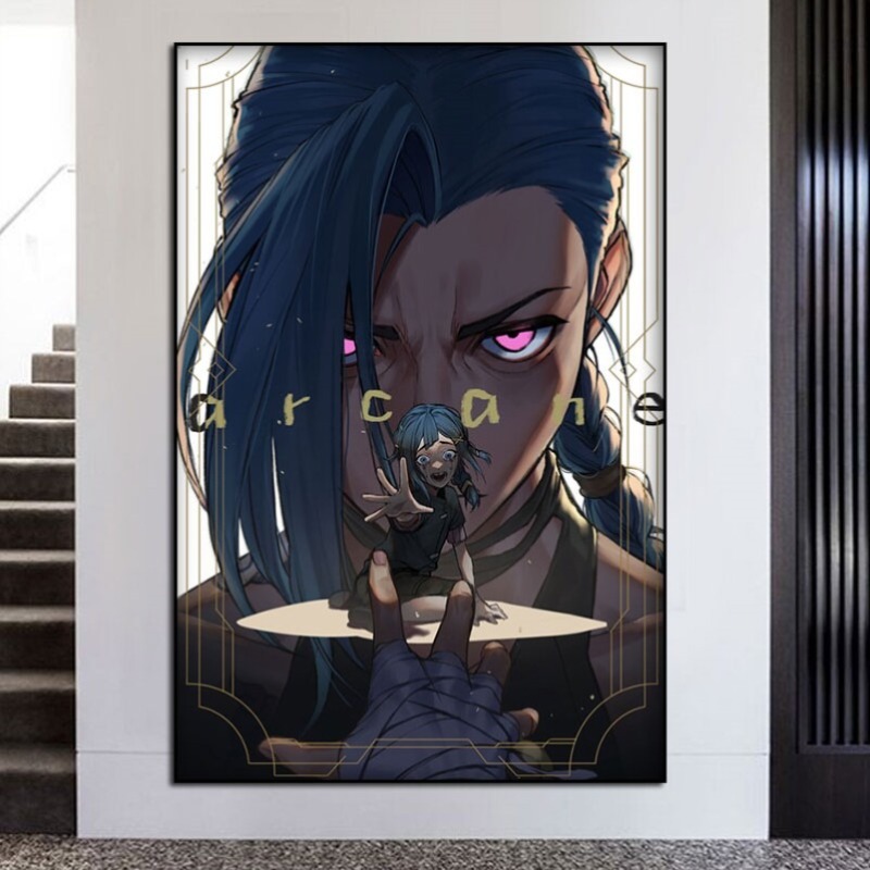 Arcane Jinx Double Version Unf - Esports Gaming Poster review and price