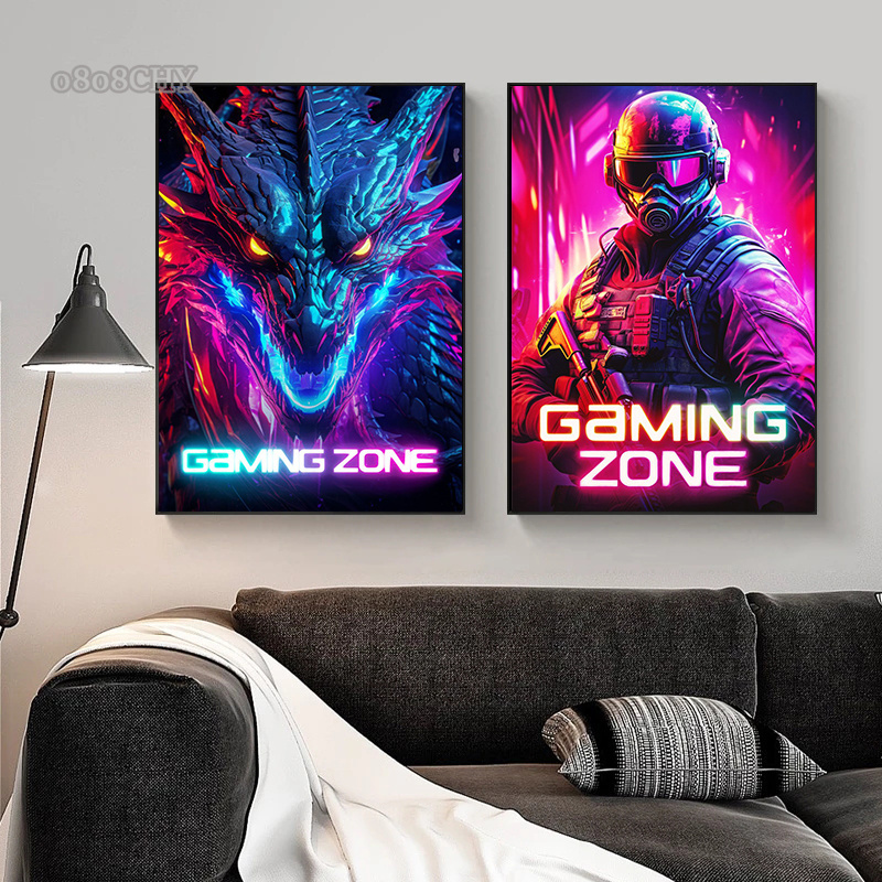 Dragon Assassin Space Armor Ga - Esports Gaming Poster review and price