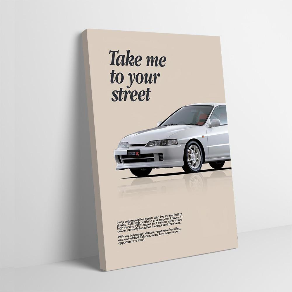 Sports Car Integra Type R Prin - Esports Gaming Poster review and price