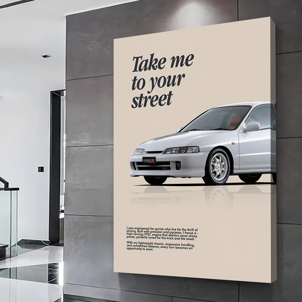 Sports Car Integra Type R Prin - Esports Gaming Poster review and price