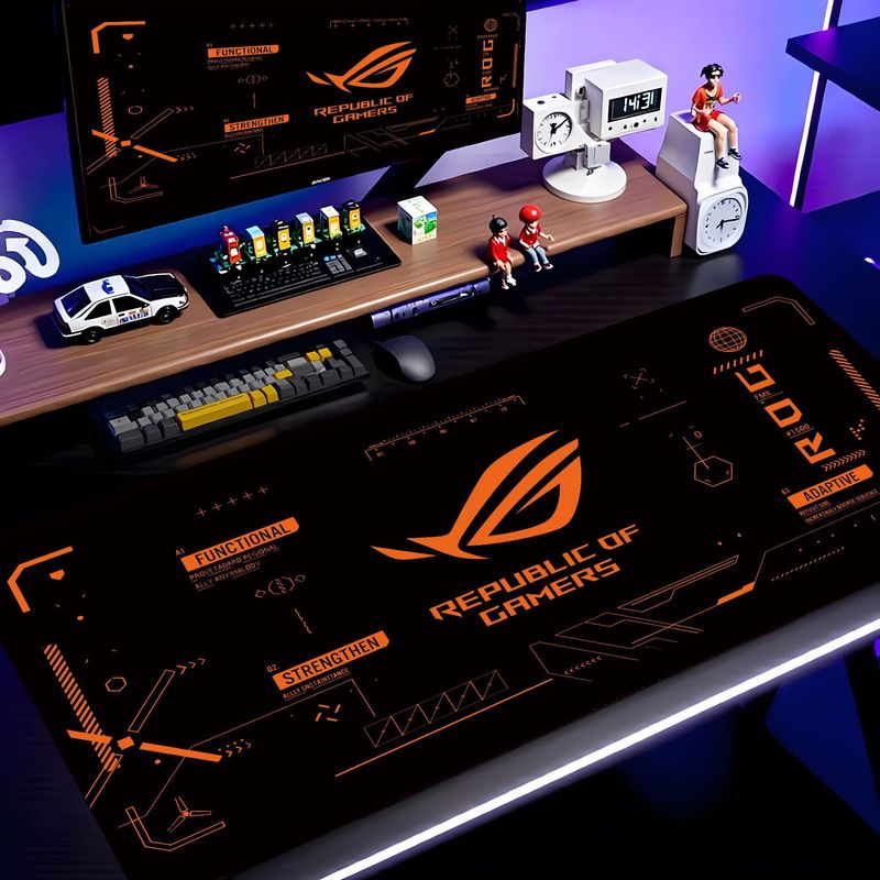 VIKAMA Black Pink ROG Tech Cir - Esports Gaming Logos review and price