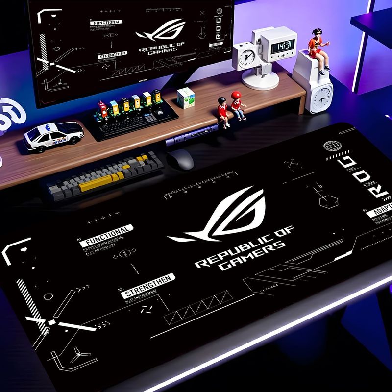 VIKAMA Black Pink ROG Tech Cir - Esports Gaming Logos review and price